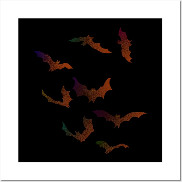 Mystic Bats Wall Art by zeljkica